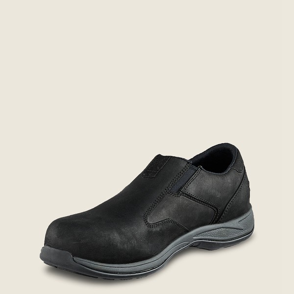 Red Wing Mens Comfortpro - Safety Toe - Slip-on Black/Grey - 4569NDQRL